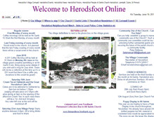Tablet Screenshot of herodsfoot-online.co.uk
